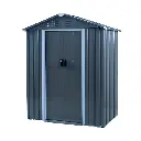 Outdoor Metal Storage Shed with Double Doors - 1.8m x 0.95m (6ft x 4ft)