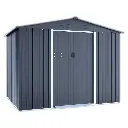 Outdoor Metal Storage Shed with Double Doors - 3.0m x 3.6m (10ft x 12ft)