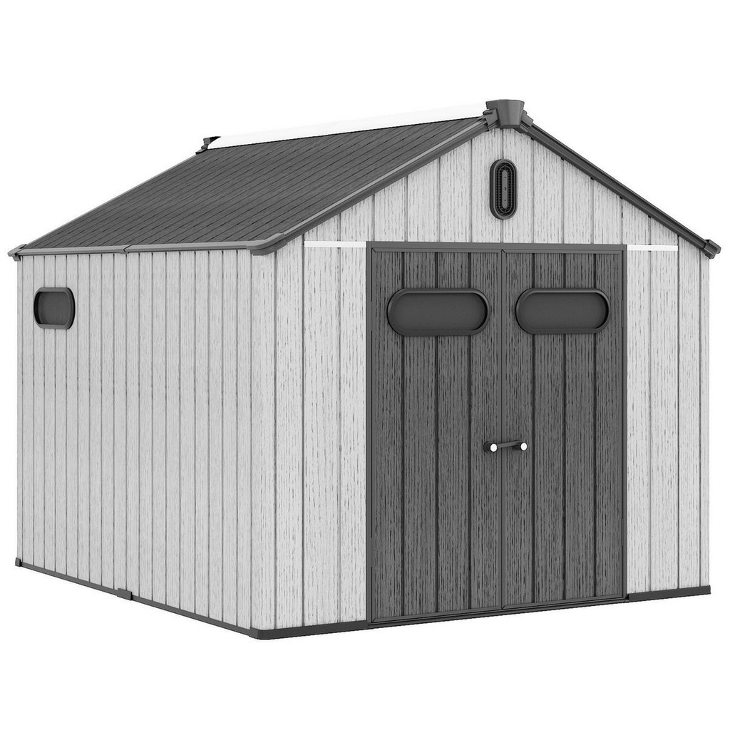 Modern & Durable Weather Proof Storage Shed 2.4 x 3m (8ft x 10ft)