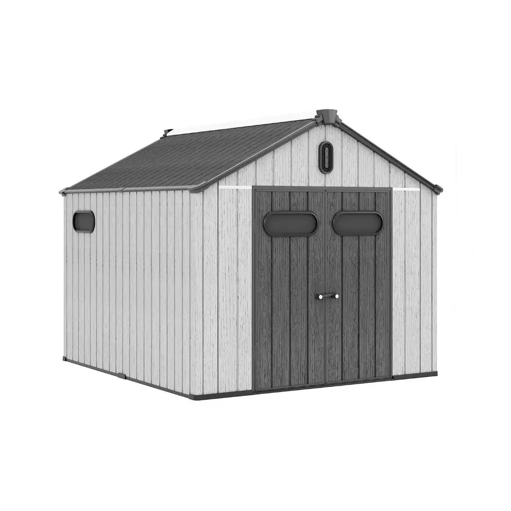 Modern & Durable Weather Proof Storage Shed 2.4 x 3m (8ft x 10ft)