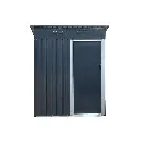 Outdoor Metal Storage Shed with Slope Roof - 1,5m x 0,9m (5ft x 3ft) 