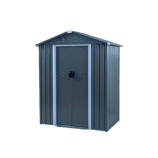 [TT-SHD6X4FT] Outdoor Metal Storage Shed with Double Doors - 1.8m x 0.95m (6ft x 4ft)