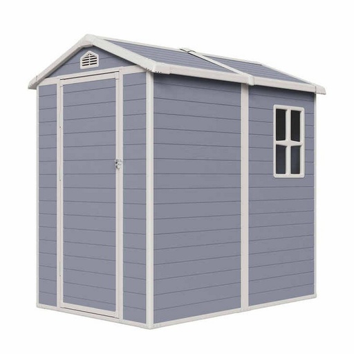 [TT-PLSHD4X6FT] Modern & Durable Weather-Proof Storage Shed 1.2m x 1.8m (4ft x 6ft)