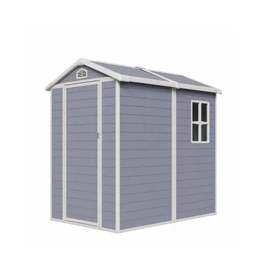 [TT-PLSHD4X6FT] Modern & Durable Weather-Proof Storage Shed 1.2m x 1.8m (4ft x 6ft)