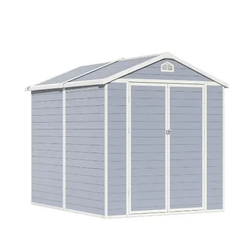 [TT-PLSHD6X8FT] Modern & Durable Weather-Proof Storage Shed 1.8m x 2.4m (6ft x 8ft)